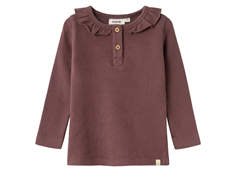 Lil Atelier rose brown top